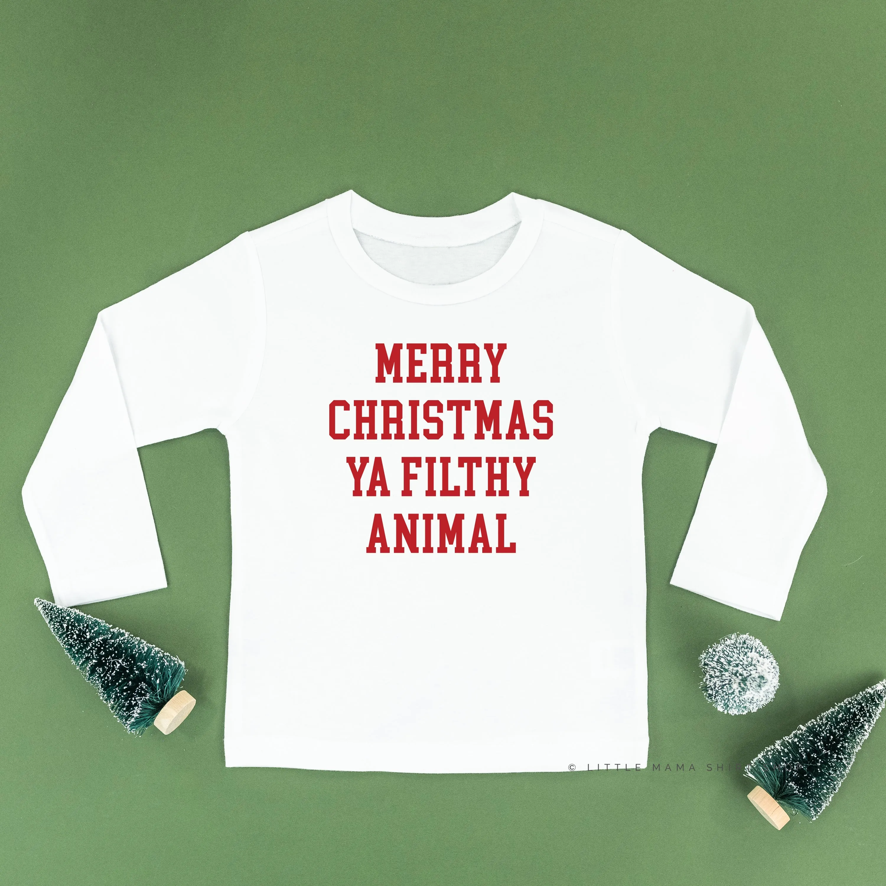 Merry Christmas Ya Filthy Animal - Child LONG SLEEVE Tee