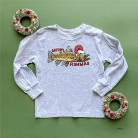 Merry Fishmas - Child LONG SLEEVE Tee