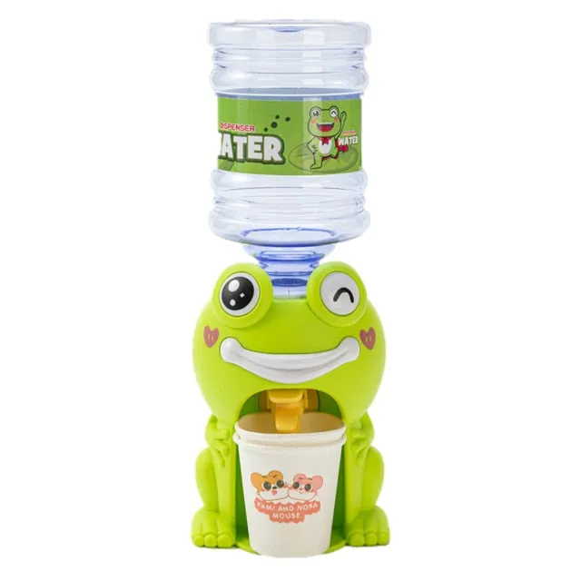 Mini Kids Cartoon Water Dispenser Toy