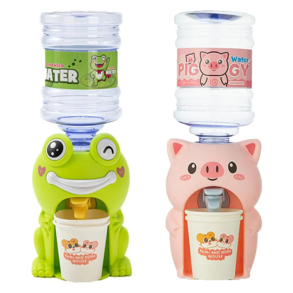 Mini Kids Cartoon Water Dispenser Toy