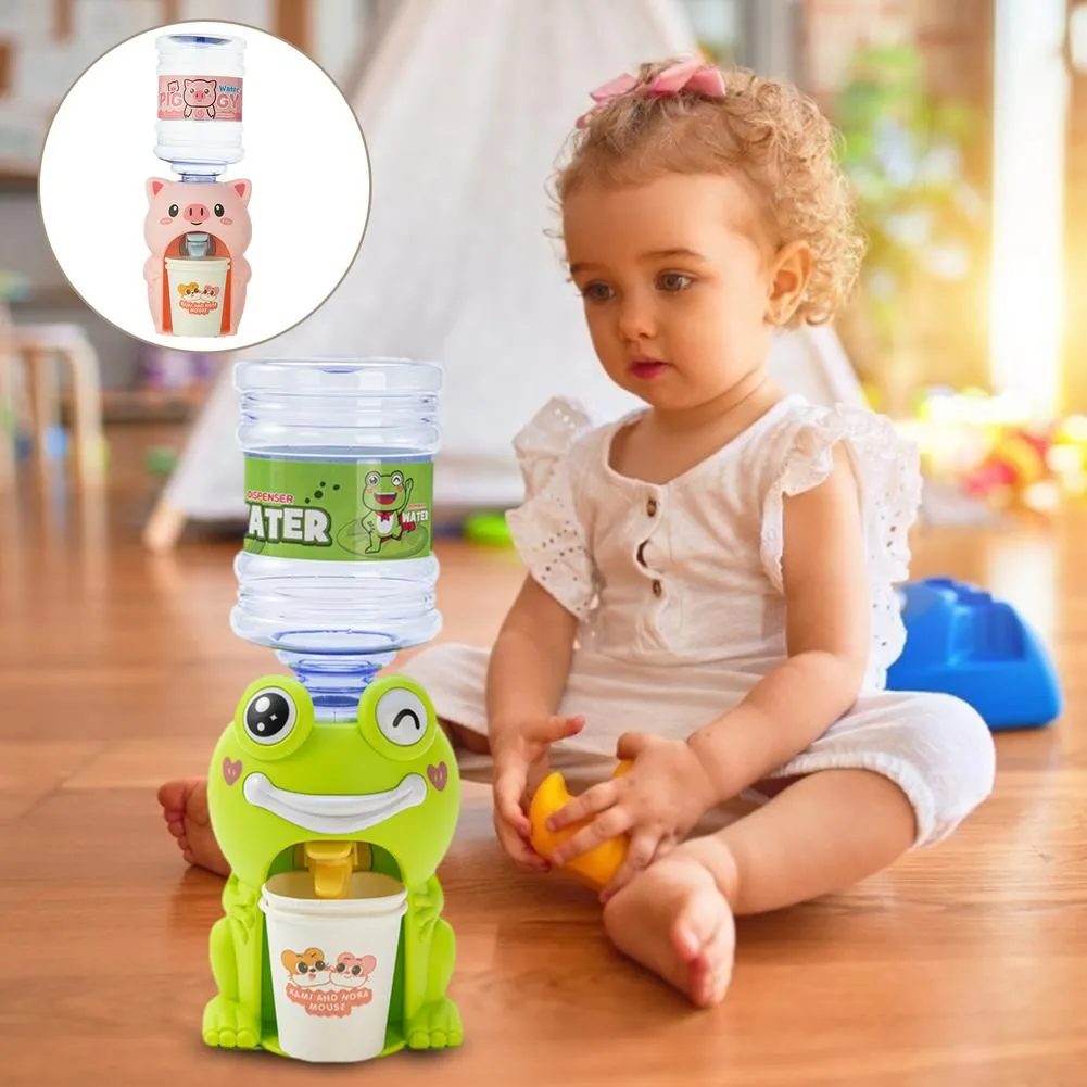 Mini Kids Cartoon Water Dispenser Toy