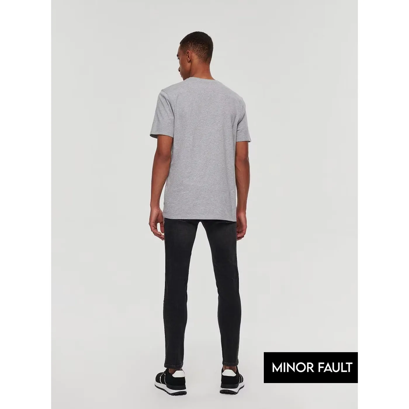 (Minor Fault) Dark Grey Skinny Jeans