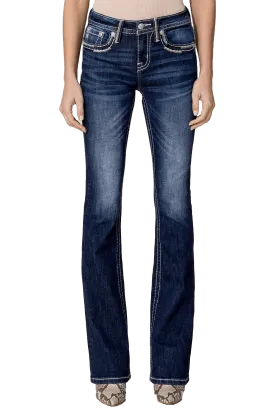 Miss Me Stitch Bootcut Jeans