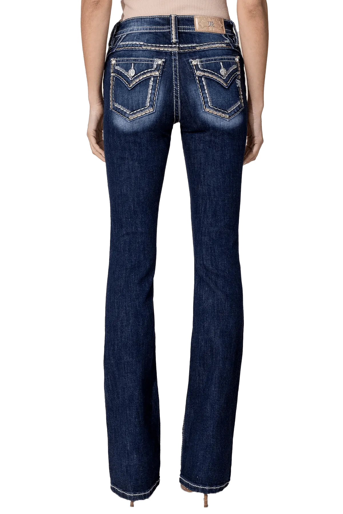 Miss Me Stitch Bootcut Jeans