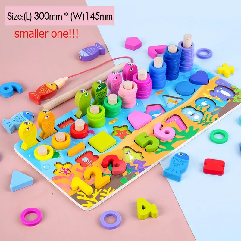 Montessori Preschool Educational Geometry Toys Board Games