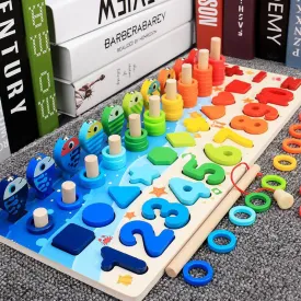 Montessori Preschool Educational Geometry Toys Board Games