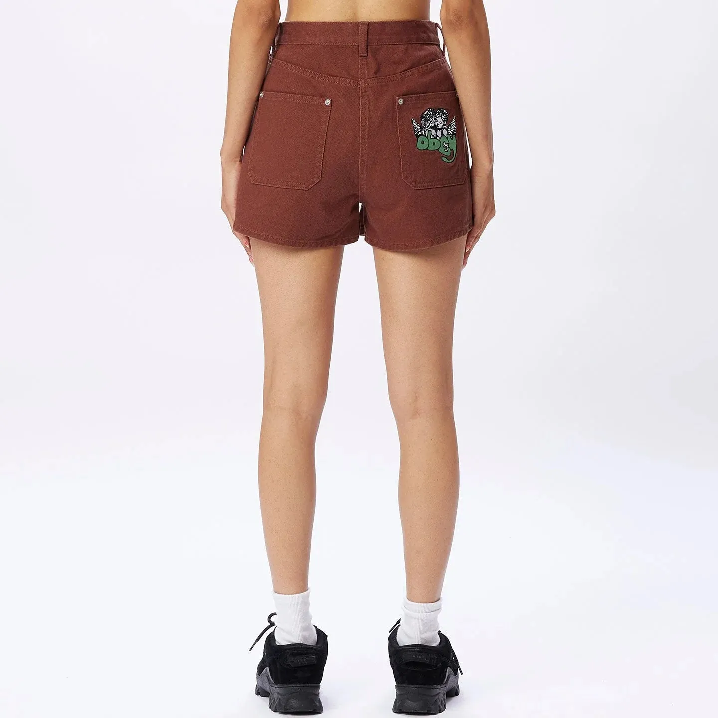 Obey Julia Denim Shorts - Sepia