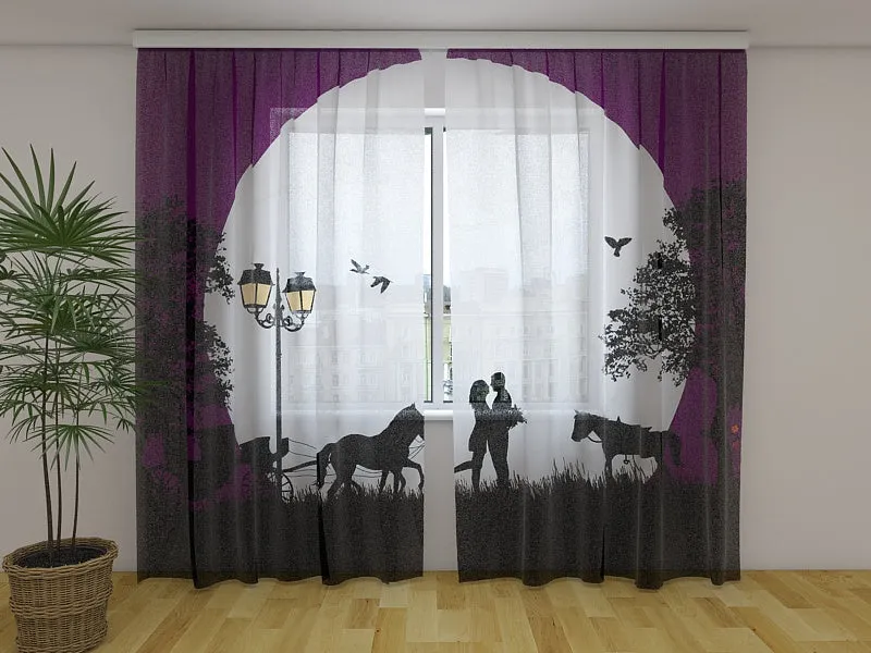 Photo Curtain Romantic Evening