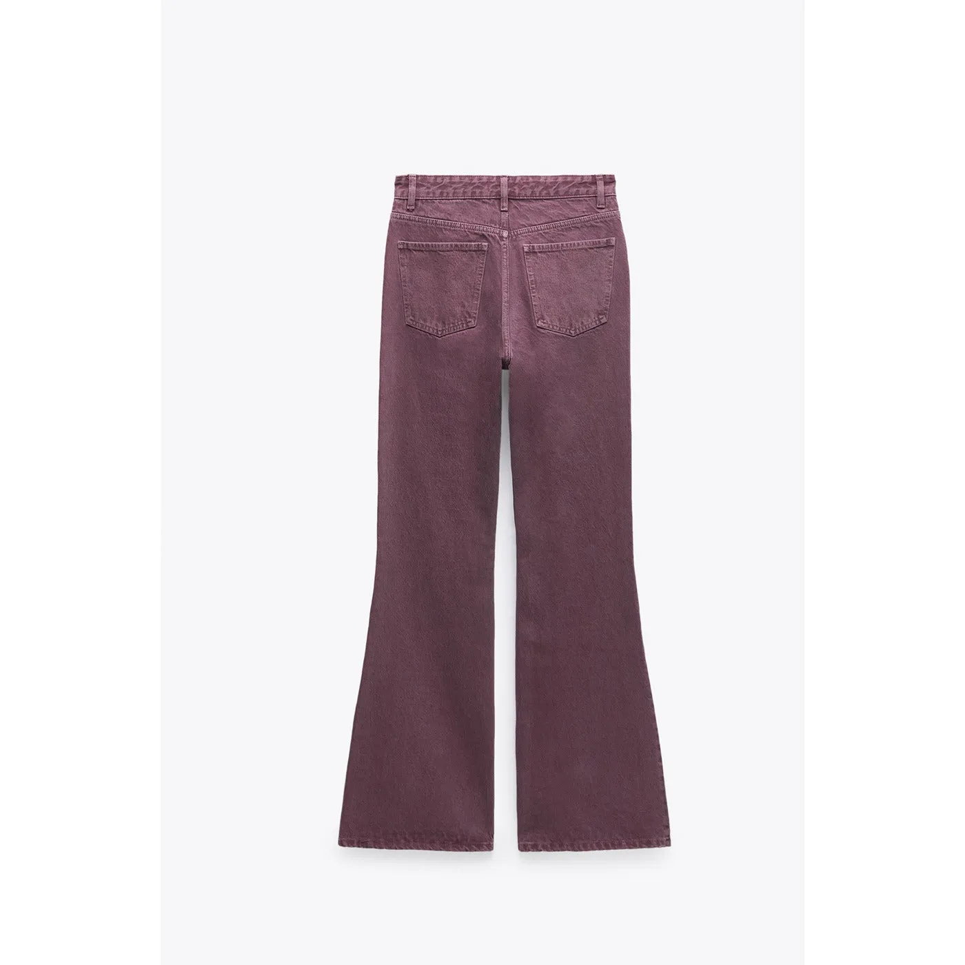 Purple Flare Full length Jeans