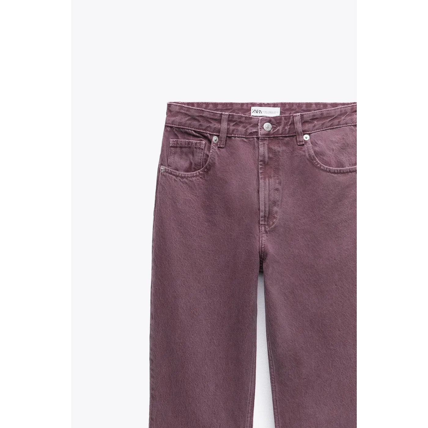 Purple Flare Full length Jeans