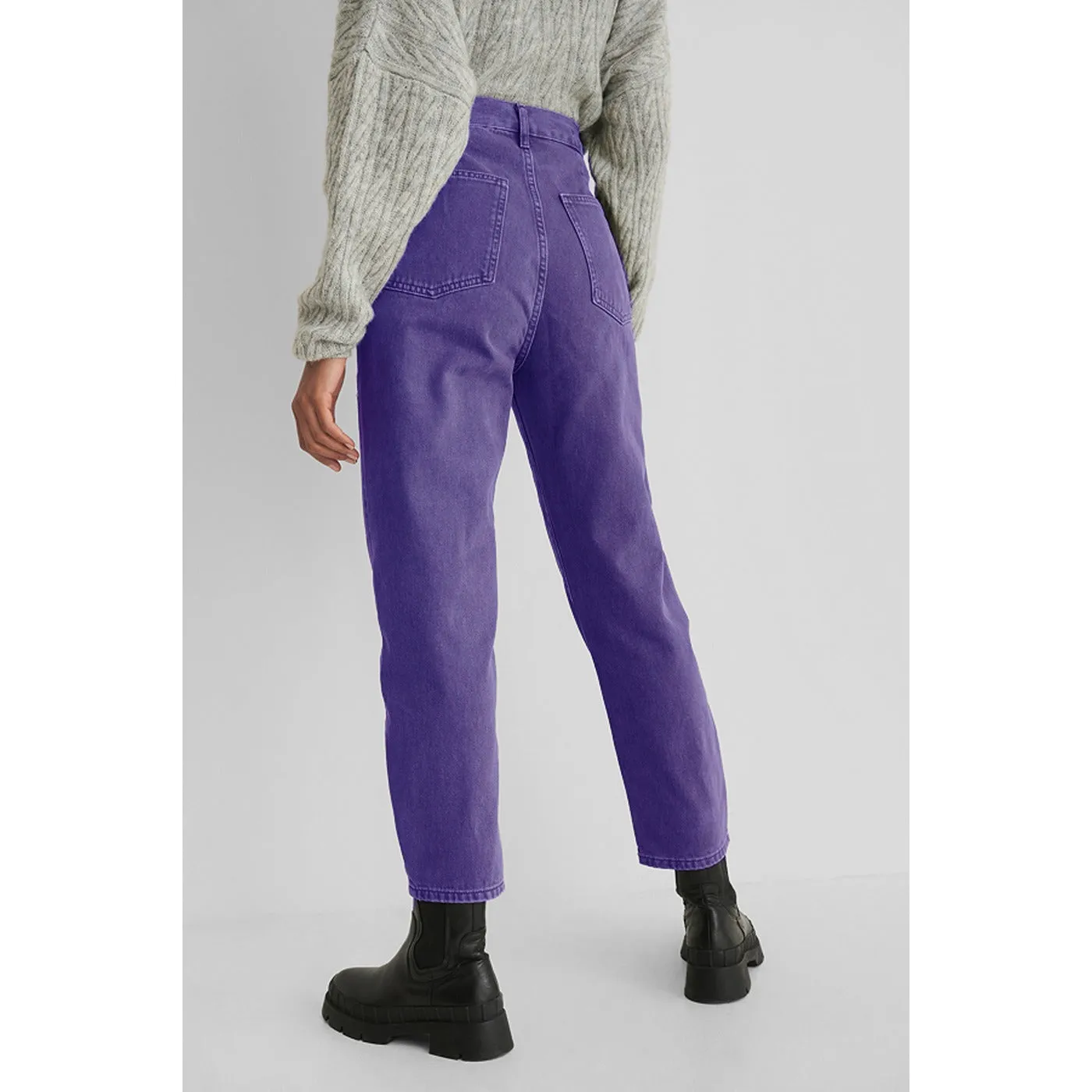 Purple Mom Fit High Jeans