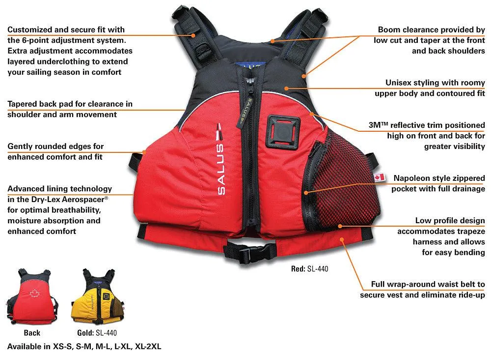 SALUS REGATTA PADDLE LIFE JACKET