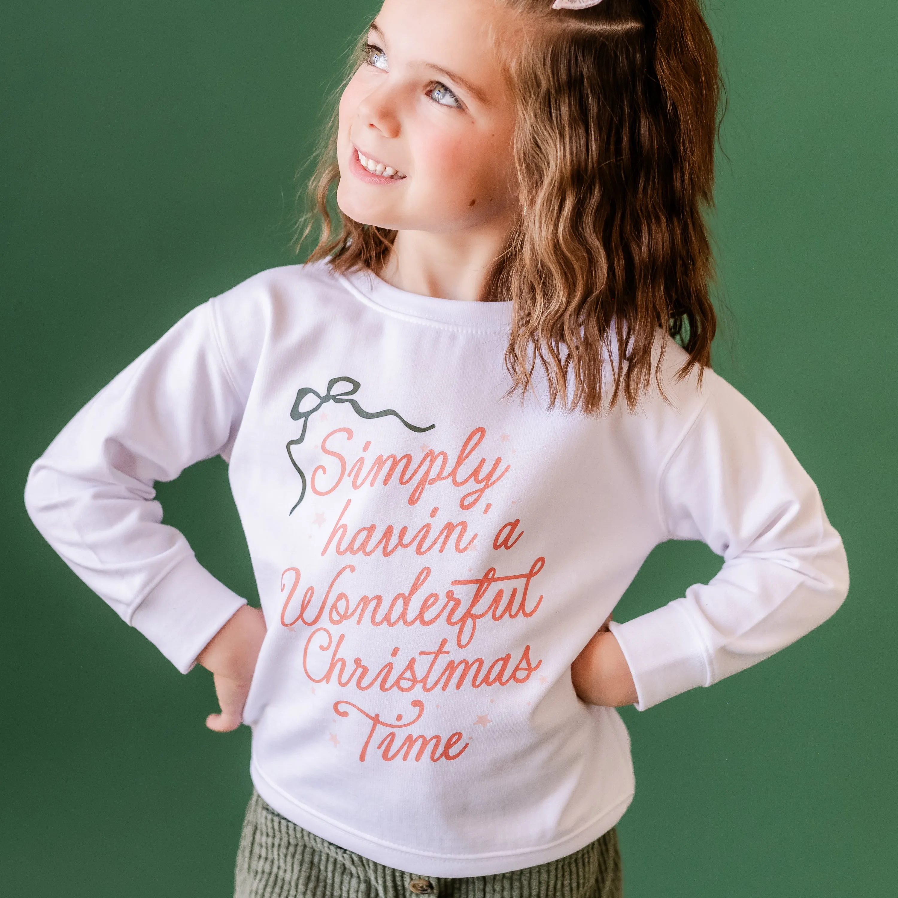 Simply Havin' A Wonderful Christmas Time - Child Sweater