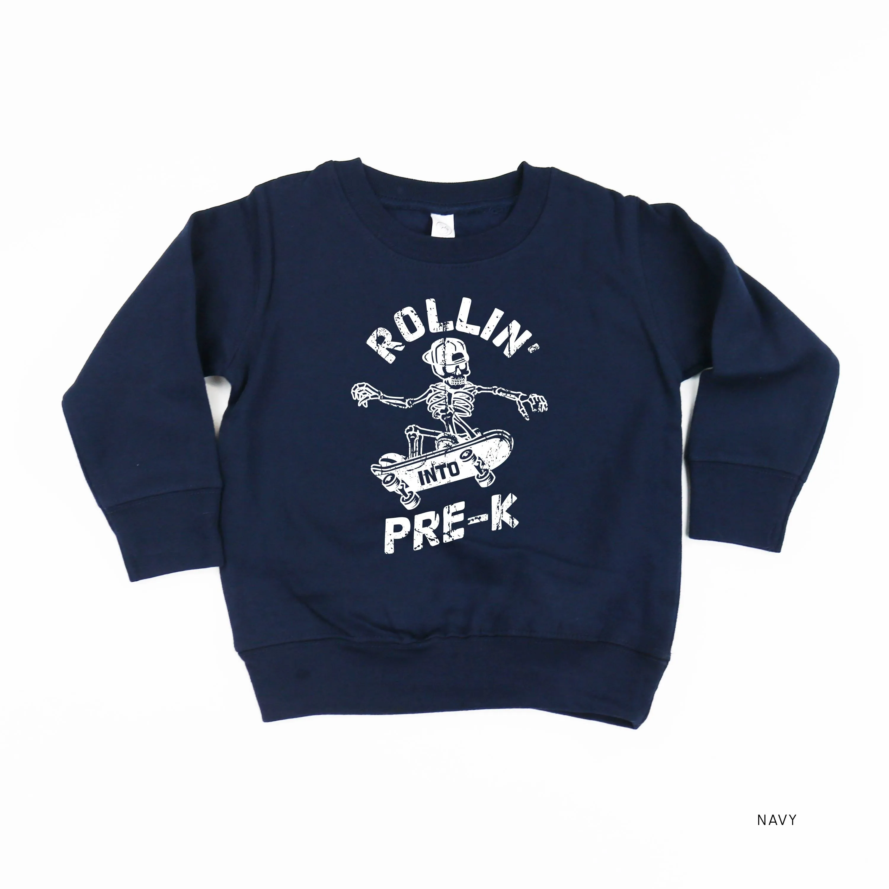 Skateboarding Skelly - Rollin' into Pre-K - Child Sweater