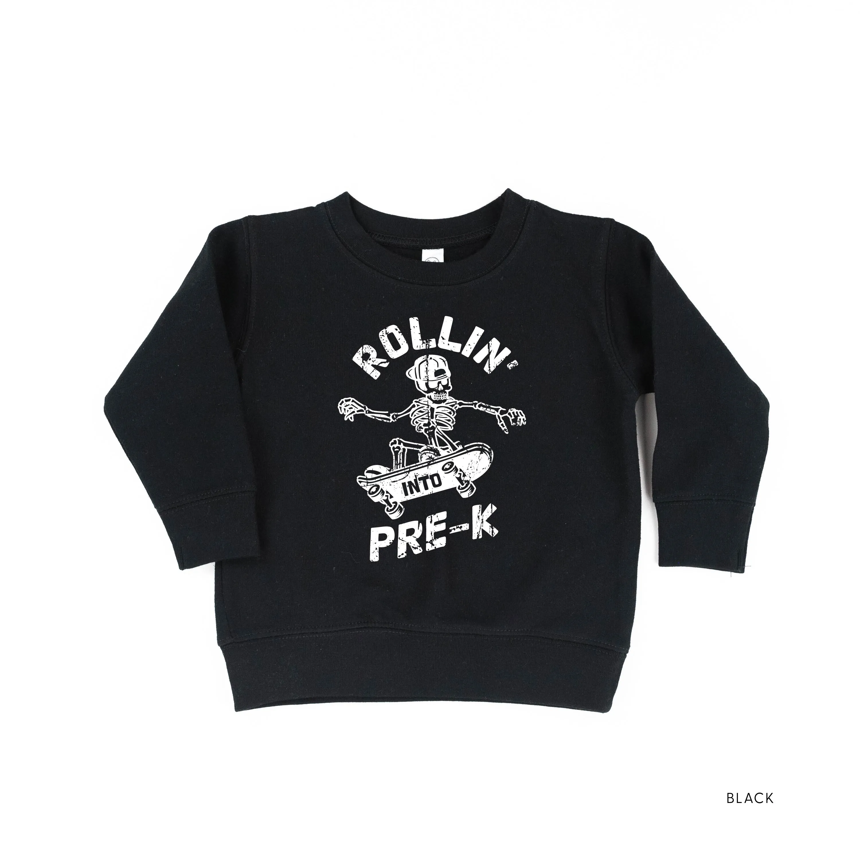 Skateboarding Skelly - Rollin' into Pre-K - Child Sweater