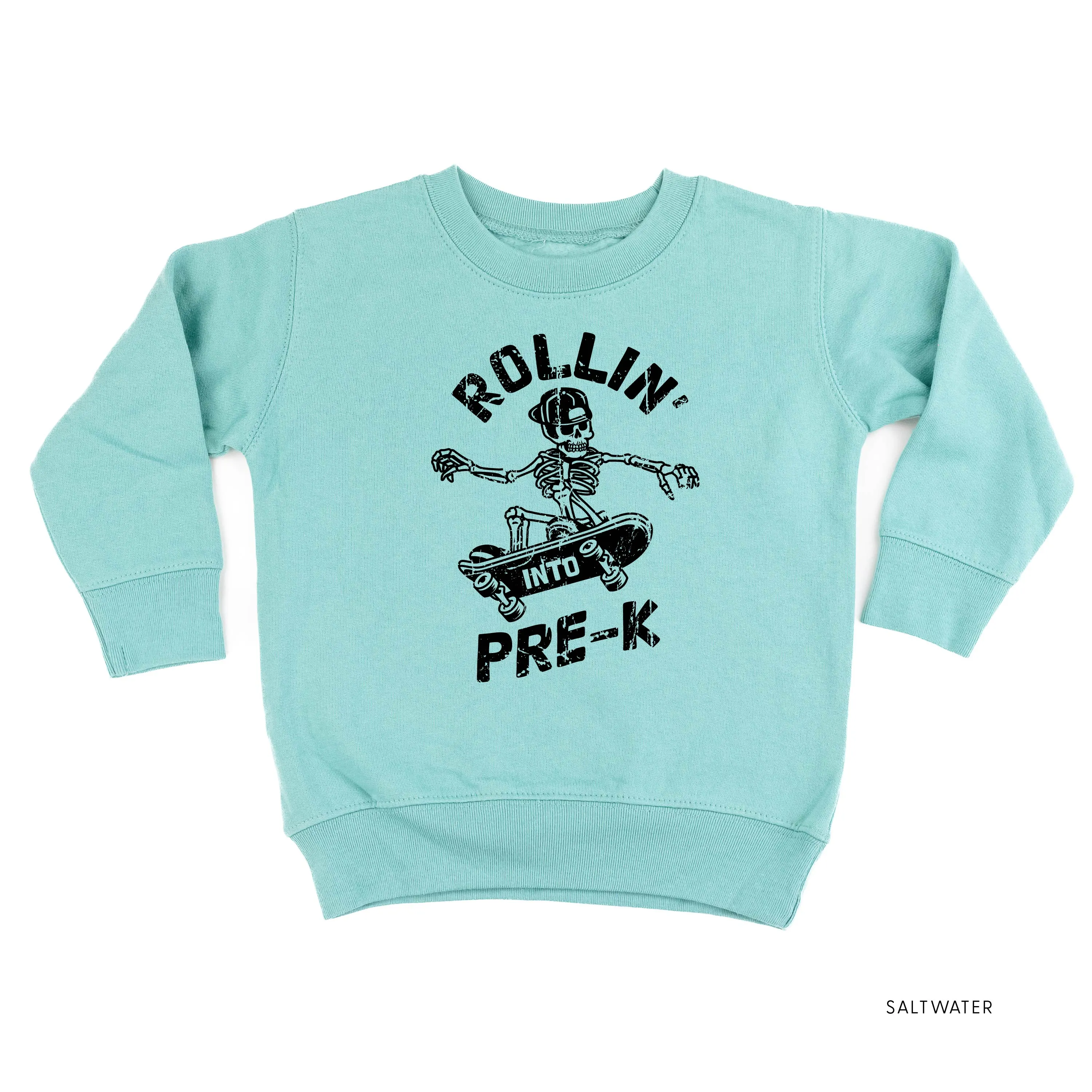 Skateboarding Skelly - Rollin' into Pre-K - Child Sweater