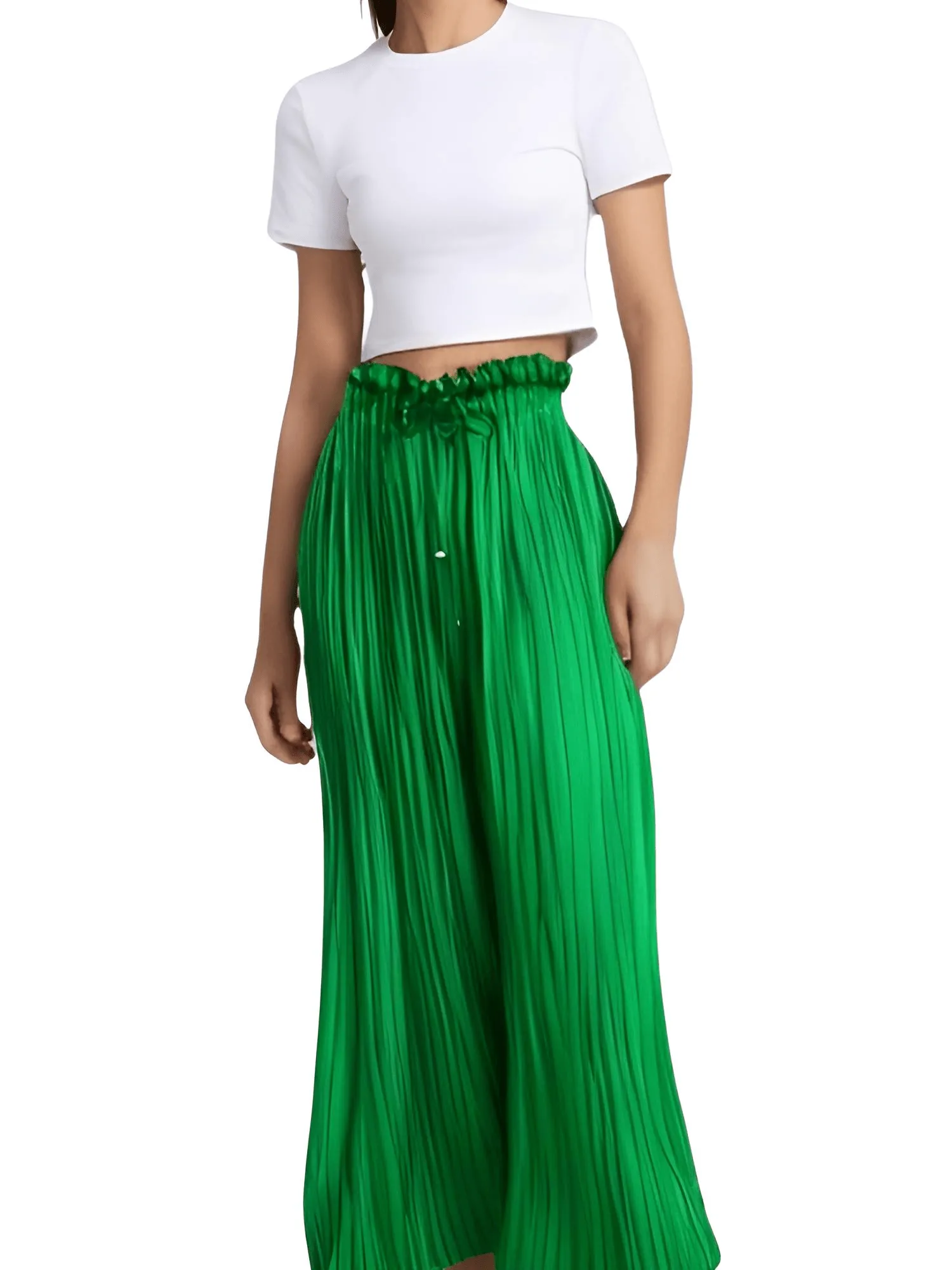 Summer Casual Pants Women's Wide Leg Oversized Pants High Waisted