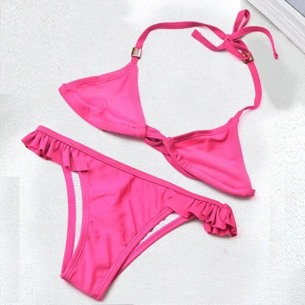 Swimsuit Bikini  for Children Summer Split Swimwear