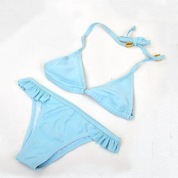 Swimsuit Bikini  for Children Summer Split Swimwear