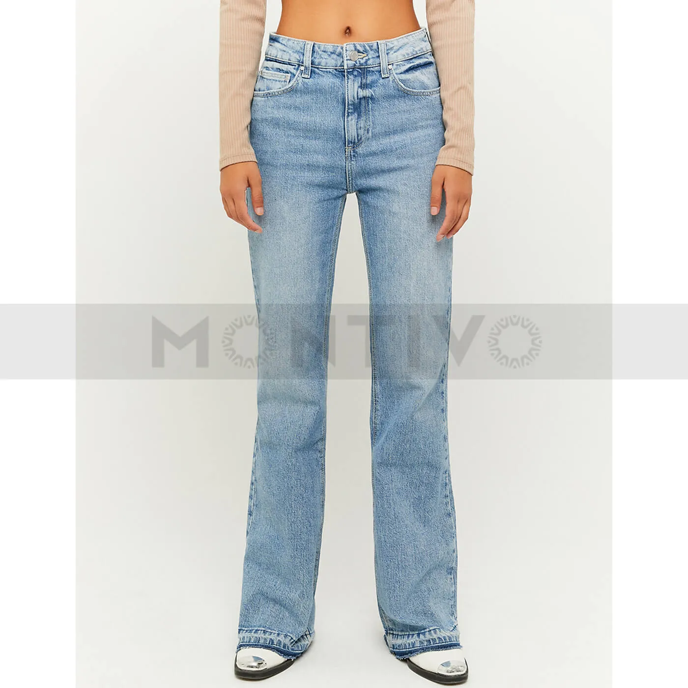 TW High Waist Flare Jeans