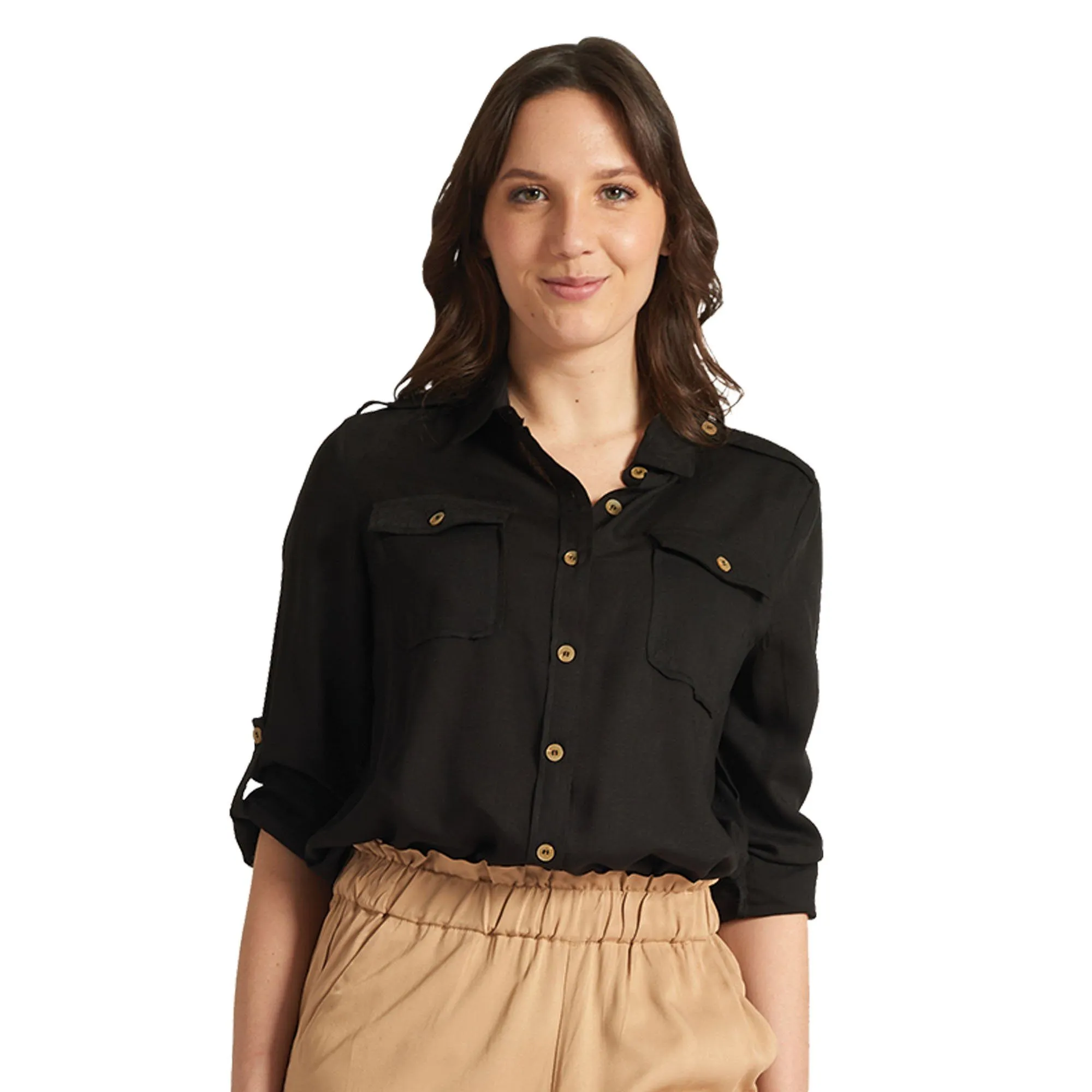 Utility Blouse - Black