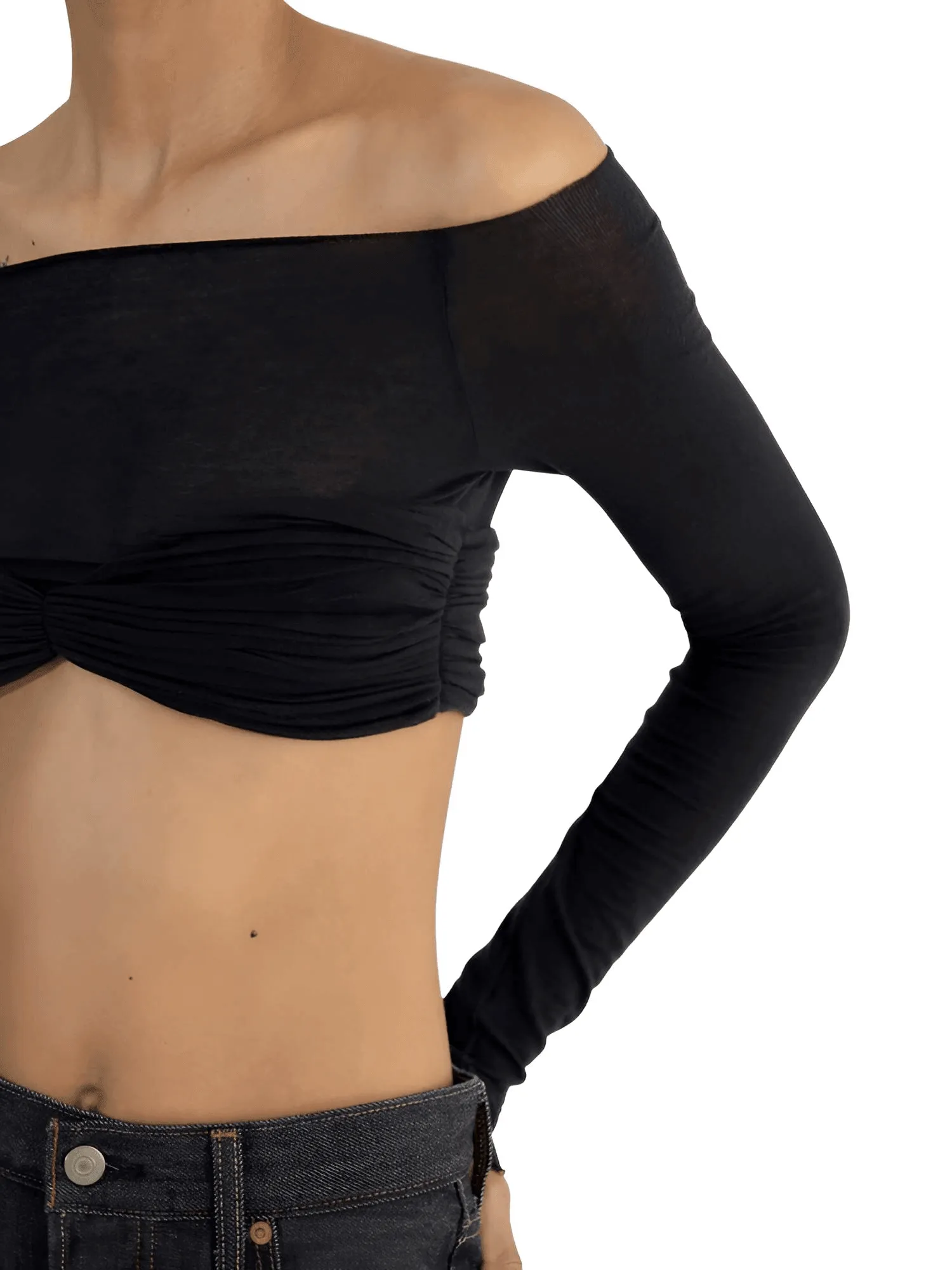 Women's See Through Mesh Crop Top - In 7 Colors!