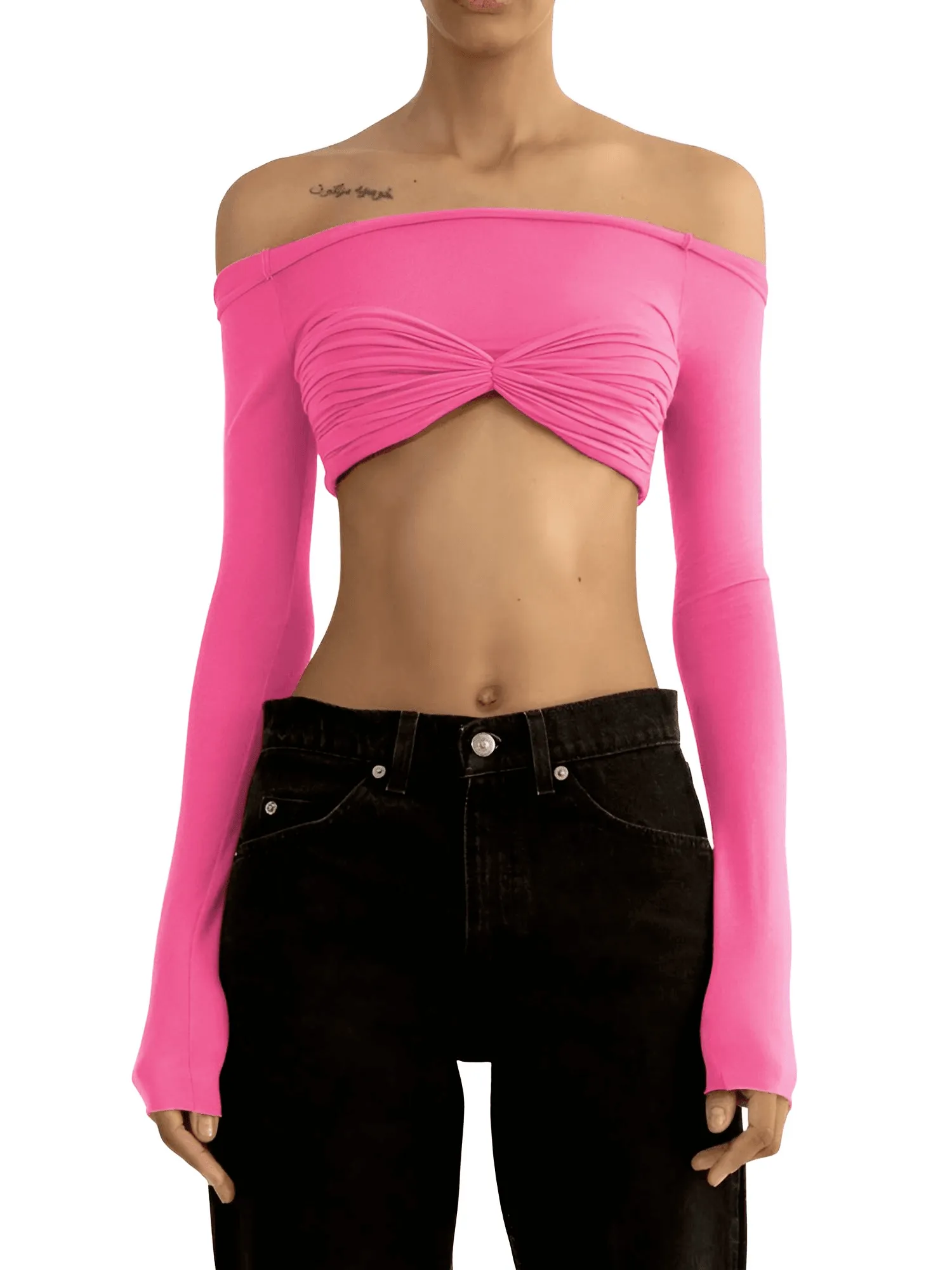 Women's See Through Mesh Crop Top - In 7 Colors!