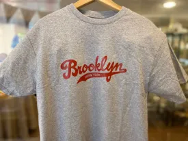 Youth S Grey w/Red Brooklyn T-Shirt