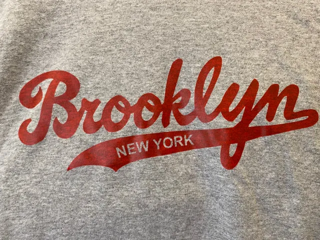 Youth S Grey w/Red Brooklyn T-Shirt